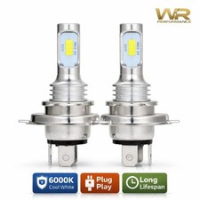 Headlight Bulbs H4 LED Pair for Suzuki Wagon R+ EM MA