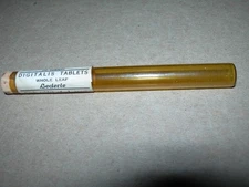 Vintage Digitalis Tablet  Medicine Glass Vial