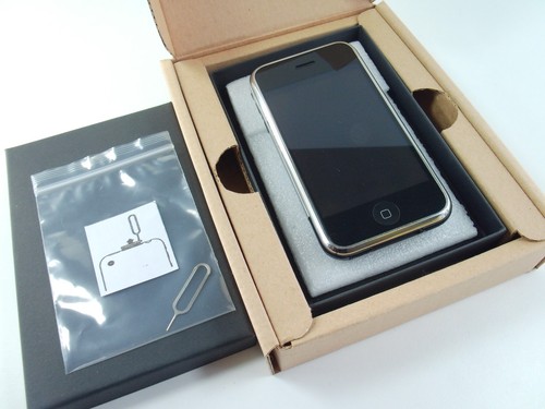 Apple iPhone 2g 8gb 1st Generation A1203 & Black Slim Box - Rare 2007 - OFFERS - Picture 6 of 22