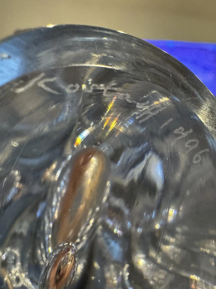 Kosta Boda Signed Art Glass Vase - Image 2 of 3