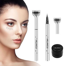 Lower Lash Stamp Set with Waterproof Eyeliner...