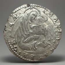 MADONNINA PARPAGLIOLA 5 SOLDI MANTOVA FERDINANDO GONZAGA 1612-1626 MIR 617a NC