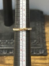Swarovski Clear Twist Rose Gold Plated Band Ring Size 58 (UK Q1/2)