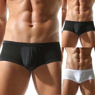 Low Waist Unterwäsche Sportunterhose atmungsaktiver Stoff eng anliegender Style