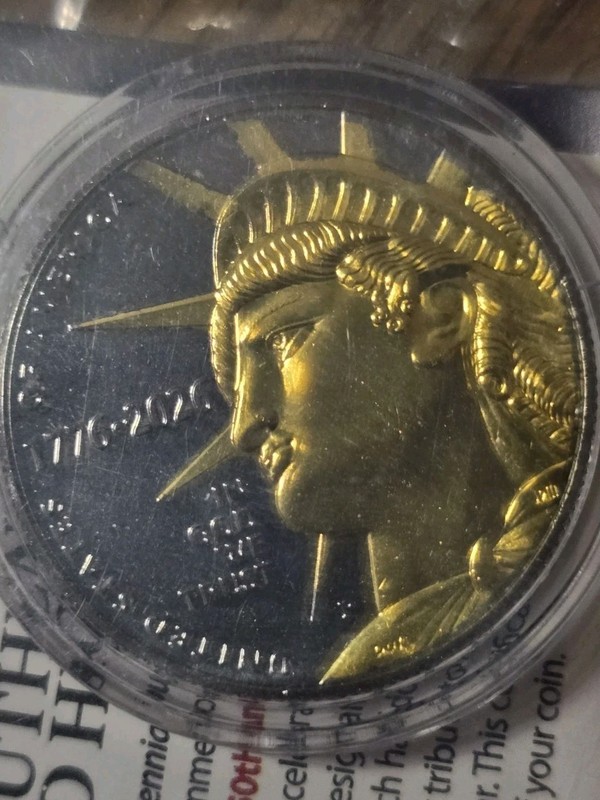 2026 Enduring Liberty Half Dollar Semiquincentennial- Black Ruthenium & Gold