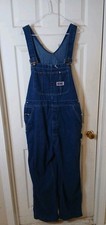 VTG Big Mac JCPenney Men  s Dark Wash Bib Overalls Adjustable Straps Made In USA