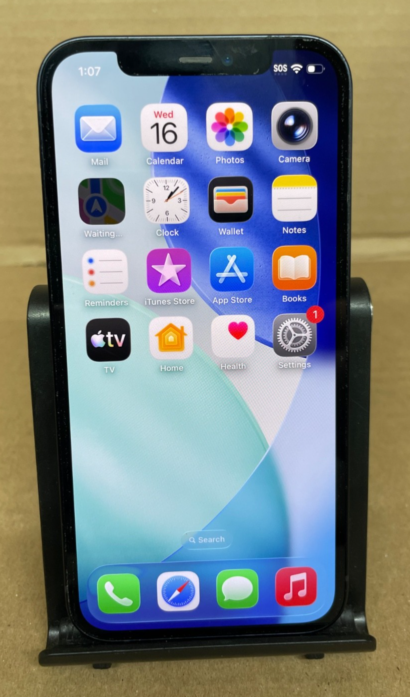Read Notification Iphone iPhone 12 | Color Black | 64GB | A2172 | iOS 26.3 | READ DESCRIPTION | eBay