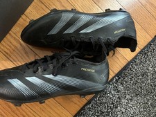 adidas Predator Elite FG Soccer Cleat Size 10.5 BLACK men’s size 