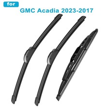 For Gmc Acadia 2023-2017 2022 Front And Rear Windshield Wiper Blades Set Of 3