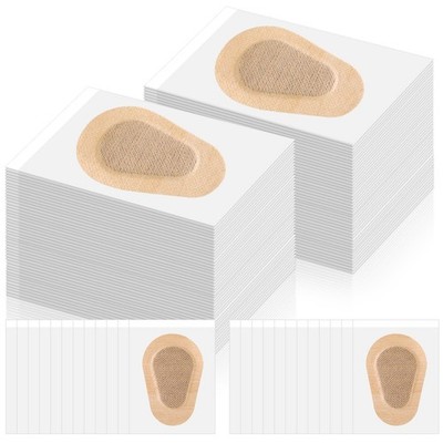 120 Pcs Adhesive Eye Patches, Patches for Adults Pad 3.3 x 2.3 Inch, Nude