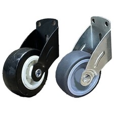 Poulie de porte anti-chute roue porte goutte meuble quincaillerie acier et caout