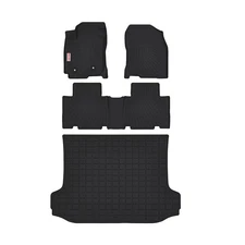 Floor Mats & Cargo Liner for 2006-2012 Toyota RAV4 5 Seat, All Weather Protec...