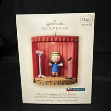 Hallmark Keepsake Peanuts What Christmas Is All About Ornament Linus 2007  
