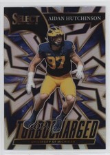 2022 Panini Select Draft Picks Turbocharged Silver Prizm Aidan Hutchinson 0rd2