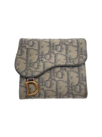 Christian Dior Trotter 3 Fold Wallet in Grey for Women 41 MA 0222