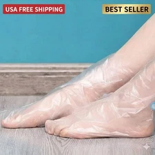 1 Pack (100 pcs) Moisturizing Foot Masks – Disposable, Soft, Daily Hydration