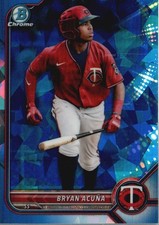 2022 Bowman Draft Sapphire Edition #BDC-19 Bryan Acuña