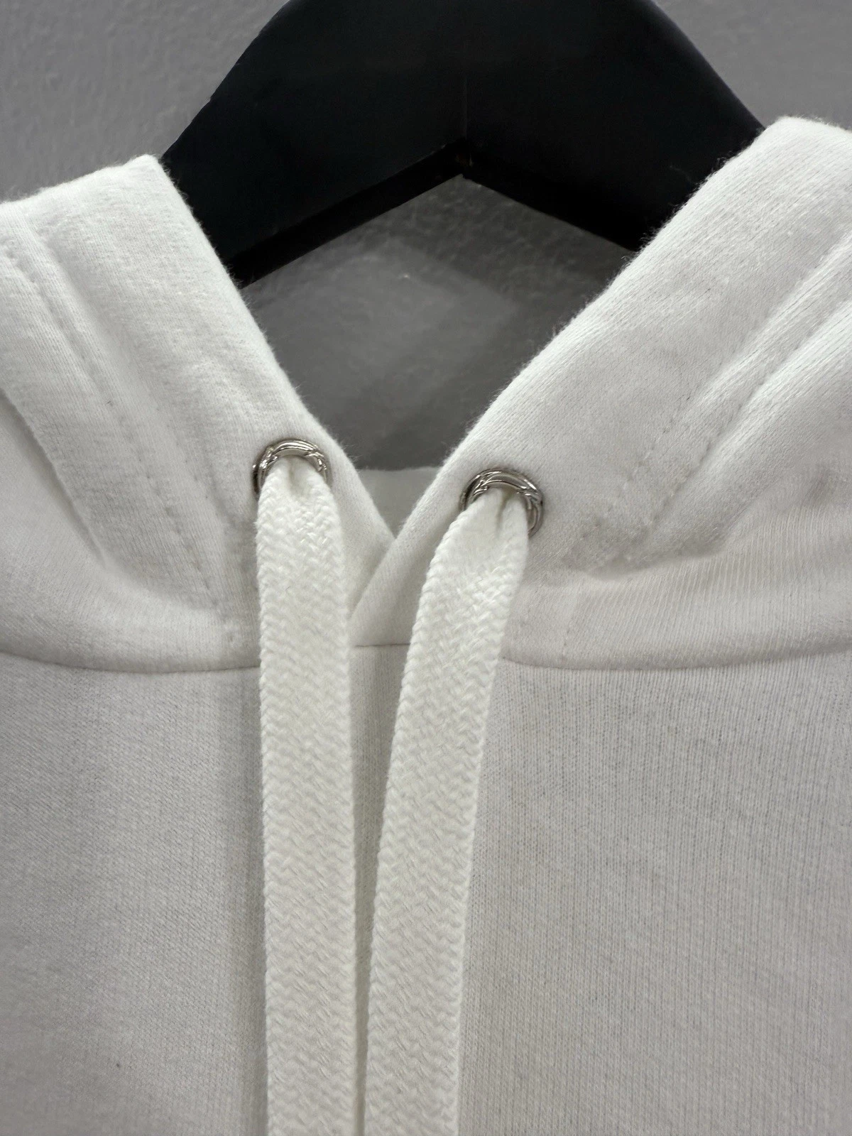 Felpa con cappuccio e zip Chrome Hearts logo verticale FU