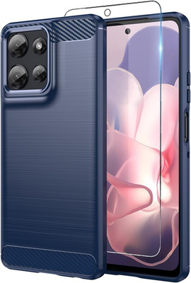 for Moto G Power 2025 Case: with Screen Protector Shock-Absorption Flexible TPU