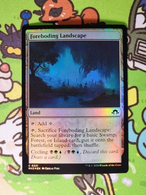 Foreboding Landscape Foil Modern Horizons 3 Magic Gathering MTG MH3