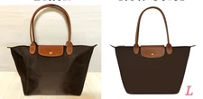 Ebony Brown LONGCHAMP Le Pliage Tote Large Size Shoulder Bag Outlet Products NWT