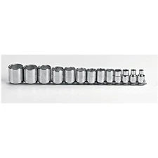Proto J52126 3/8" Drive 13 Pc. SAE Socket Set - 6 Point