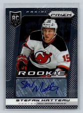 2013-14 Panini Prizm #A-U2 Stefan Matteau AU New Jersey Devils