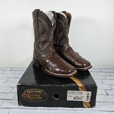 Dan Post Alamosa Exotic Ostrich Western Boot ...