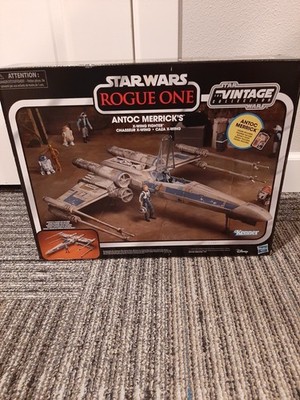 Star Wars The Vintage Collection Antoc Merrick's X-Wing Fighter NIB Rogue One 