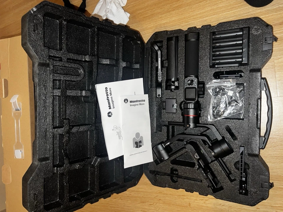 Manfrotto MVG460 PROFI-3-ACHSEN-GIMBAL für Bis zu 4,6kg - Schwarz - Bild 2 von 3
