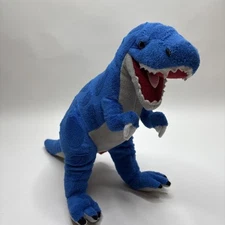 Adventure Planet Animal Den Stuffed Blue T-Rex Plush Dino 16"