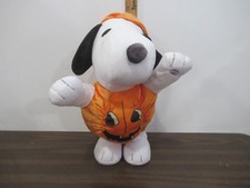 Peanut Snoopy dressed as pumpkin Halloween musical  animated TESTED WORKS