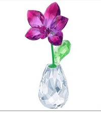 Swarovski Crystal Flower Dreams Orchid 5254318 Brand New Boxed Mint Condition 