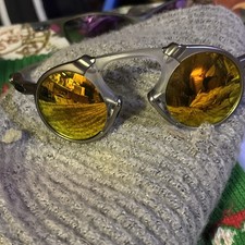 Oakley Madman Unisex Sunglasses. Polarized Plasma Frame W/ Tungsten Iridium Lens