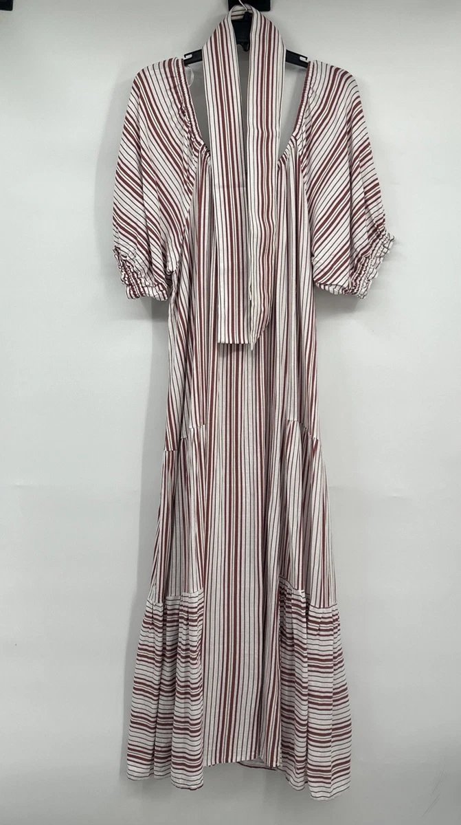 chinese dress ladies Stripe maxi (dress) – Dressedbytjpolk.com main image 0