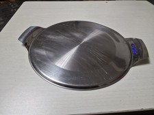 Kuchenplatte Tortenplatte Edelstahl ca36 cm
