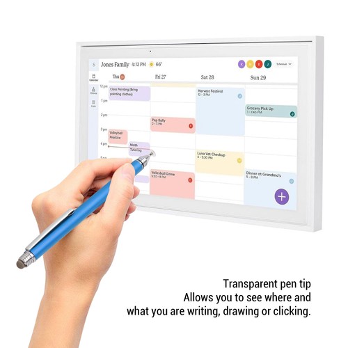 Calendar Stylus Pen Double End Stylus Pen Aluminum Alloy For Touch Screen - Photo 12 sur 12