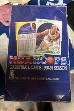 90-91 NBA Hoops Series 1 Factory Sealed Basketball Box Jordan? Menendez Bros?