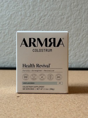 ARMRA Colostrum Superfood Grass-Fed Immune Fitness Brain Benefits Unflavored New