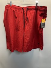 U.S. Polo Assn. Hybrid  Active Swim Shorts Red Large Pony 3XL NWT