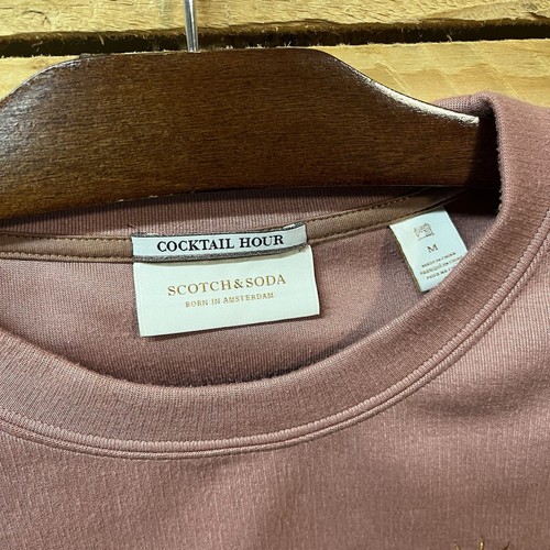 Sudadera Scotch & Soda para mujer M rosa coral talla grande elástica corta - Imagen 3 de 8