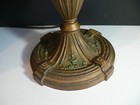 Antique Leaded Slag Stained Glass Lamp Base  Handel Duffner Tiffany Era Art Deco — photo 2