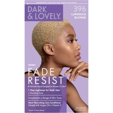 Permanent Hair Color by Dark and Lovely Fade Resist Hi Lift Luminous Blonde 396