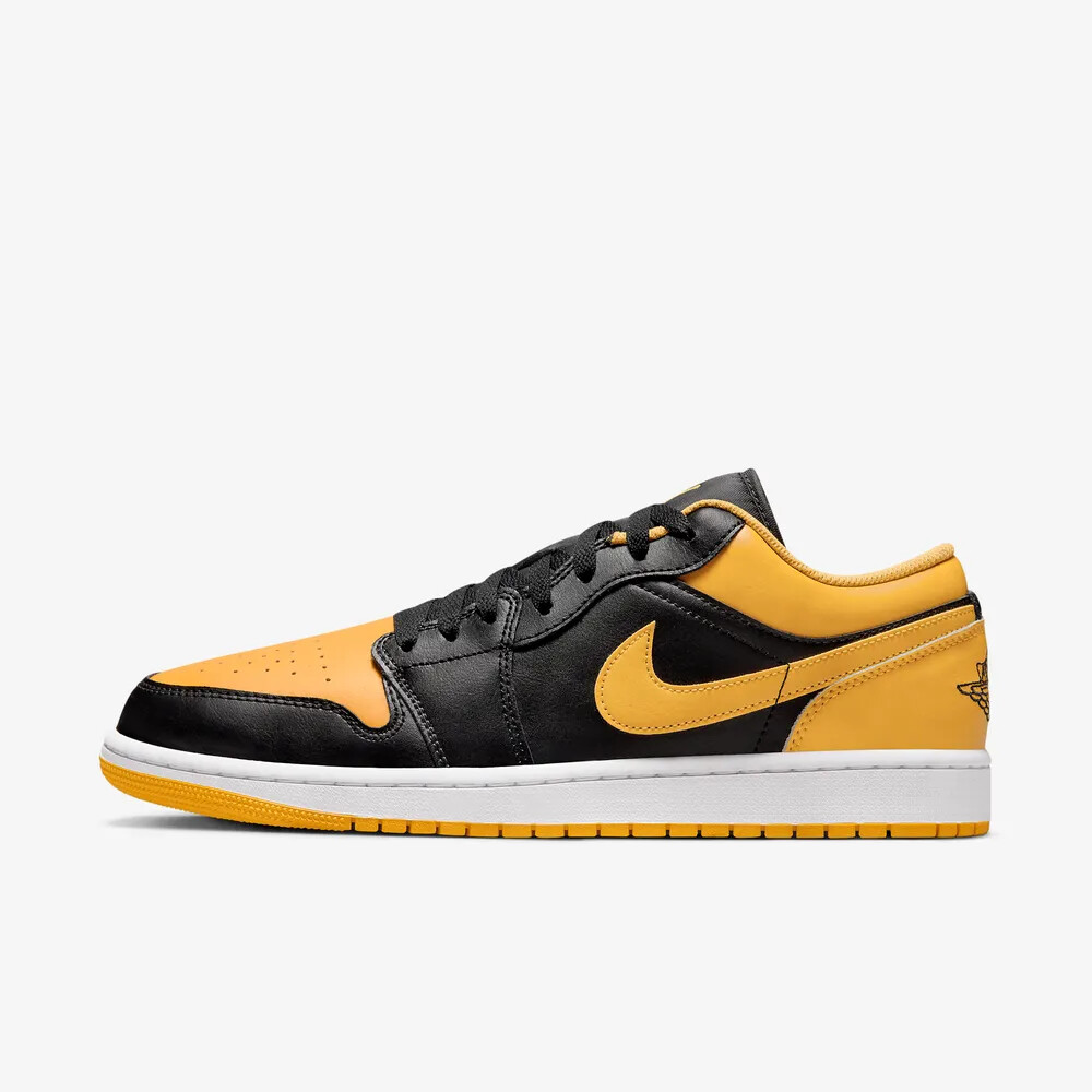 New Nike Jordan 1 Low Shoes - Yellow Ocher/ Black (553558-072) | eBay