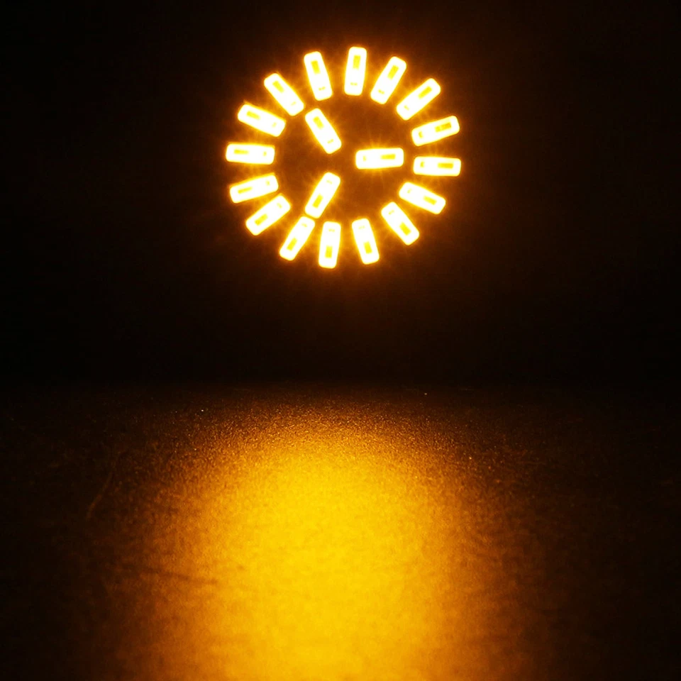 4Pcs 4014 19SMD 1156 BA15S 1157 BAY15D 3156 3157 7440 7443 Canbus Led Turn Light - Image 3 of 4