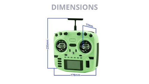 RadioMaster Boxer Crush RC Transmitter 2.4G 16CH AG01 Hall Gimbal M2 ELRS - Picture 10 of 19
