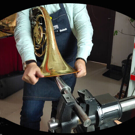 Trumpet Horn Tuba Saxophone Repair Tool Kit Part - Metal Vice Roller Dent Repair - Picture 1 of 9