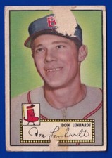 DON LENHARDT red sox 1952 TOPPS #4 