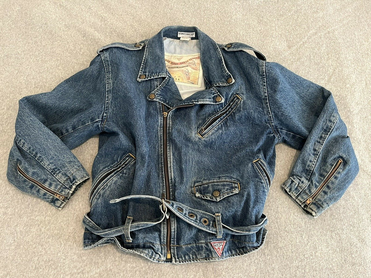 1983 Vintage Guess Denim Jacket Georges Marciano Medium Made 1983 Vintage Guess Denim Jacket Georges Marciano Medium Made