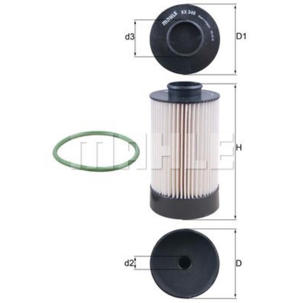 Mahle Kraftstofffilter Filter Filtereinsatz FüR Iveco Daily IV Kasten/Kombi-image